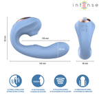 Schéma technique du stimulateur Gina : 140 mm de longueur, 95 mm de hauteur, bras de 34 mm et tête de 46 mm