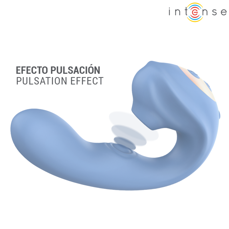 Gros plan sur le bras stimulant du Gina bleu avec mention effet de pulsation