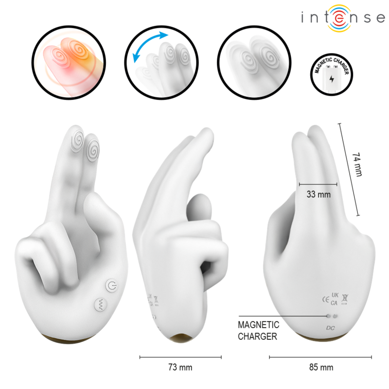 Stimulateur JIMMY by Intense en forme de main — vue 3