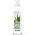 Flacon Mixgliss Nü 150 ml, gel 2 en 1 lubrifiant et massage à base d'eau, visuel aloe vera sur l'étiquette