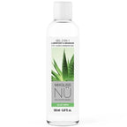 Flacon Mixgliss Nü 150 ml, gel 2 en 1 lubrifiant et massage à base d'eau, visuel aloe vera sur l'étiquette