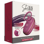 Emballage She.E.O Vacuum & Clitoral Licking Automatic Pump, vue de face