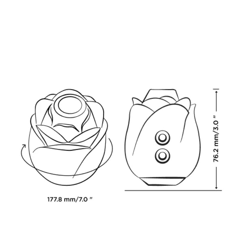 Rose 2.0 Stimulateur Clitoridien Romp — détail texture surface
