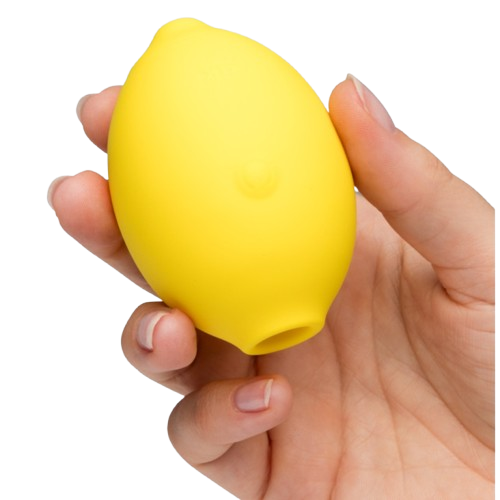 Stimulateur clitoridien aspiration Citron ROMP — détail texture surface