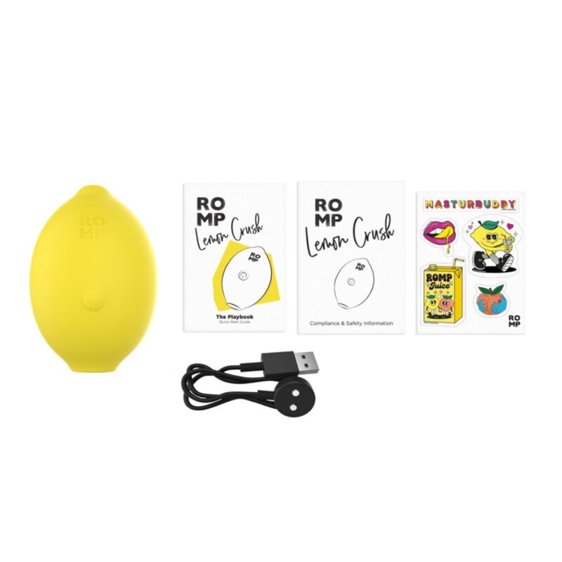 Stimulateur clitoridien aspiration Citron ROMP — emballage produit
