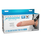 Emballage Fantasy X-tensions Elite 6'' Hollow Silicone Strap-On Dual Density, vue de face