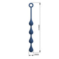 Perles anales MR Play bleues en silicone