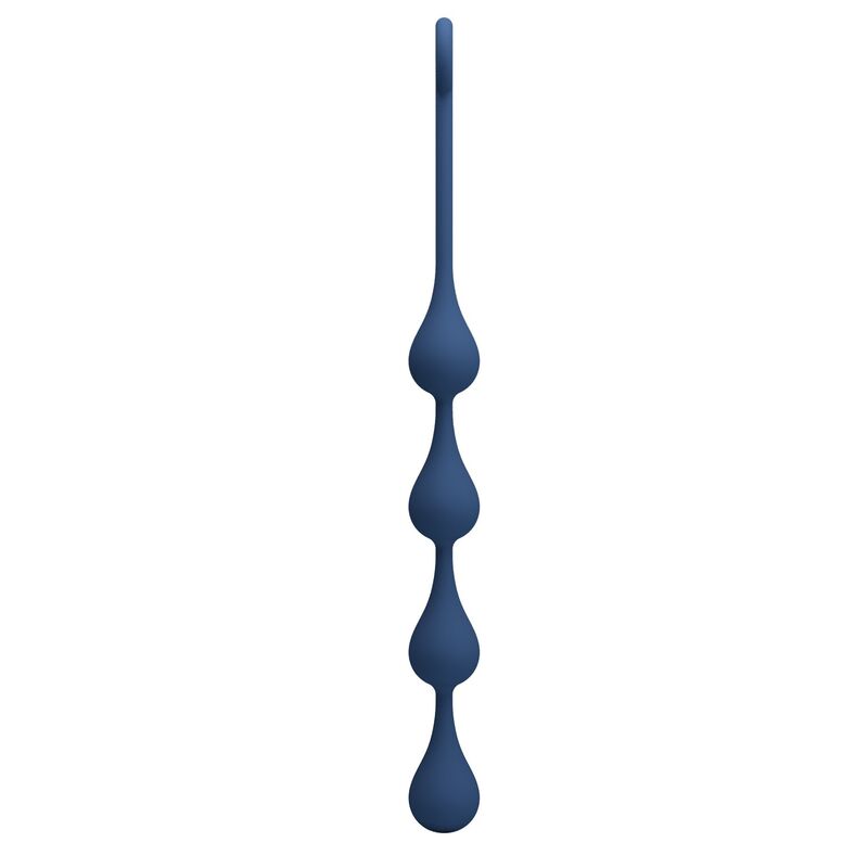 Perles anales MR Play bleues en silicone