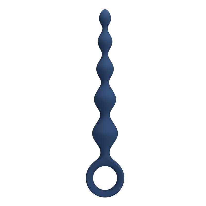 Perles anales MR Play bleues avec plug 20,4 cm