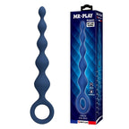 Perles anales MR Play bleues avec plug 20,4 cm
