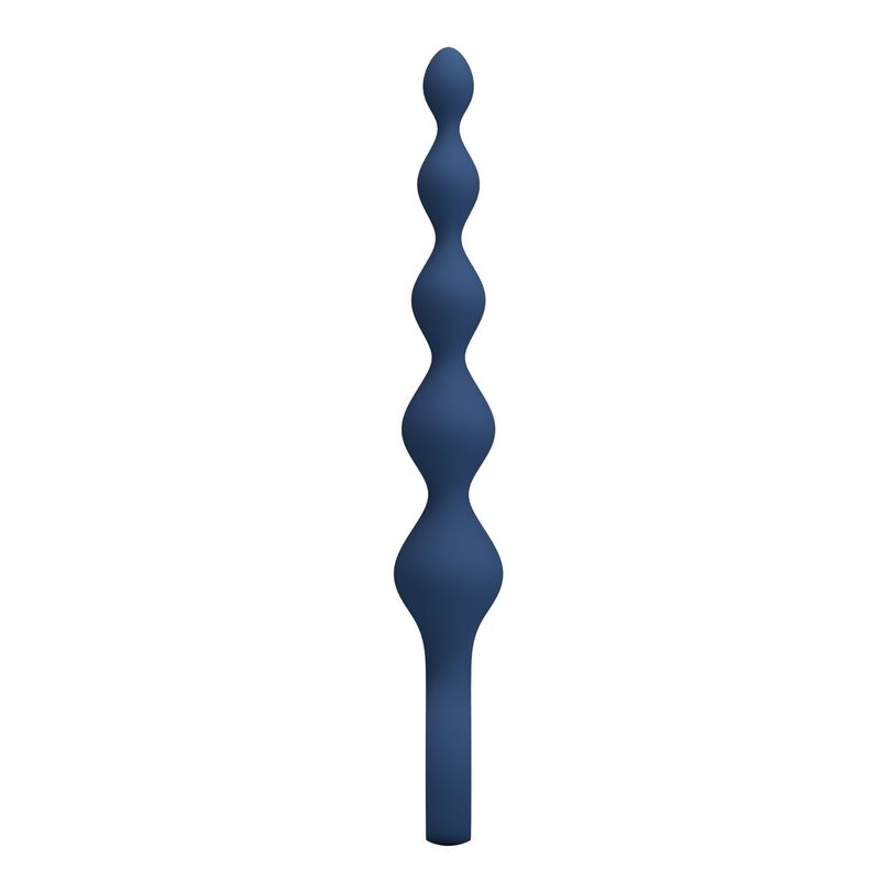 Perles anales MR Play bleues avec plug 20,4 cm