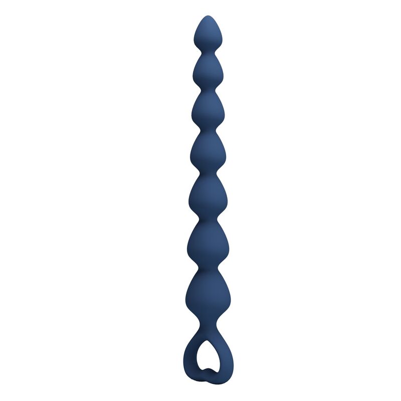Perles anales MR Play bleues avec plug 26,7 cm