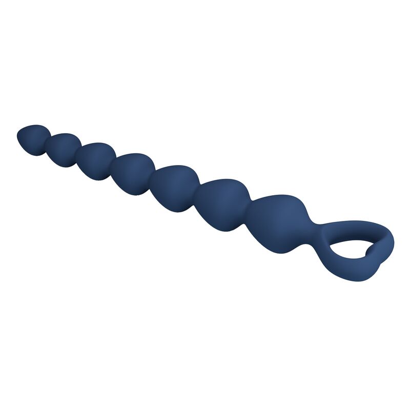 Perles anales MR Play bleues avec plug 26,7 cm