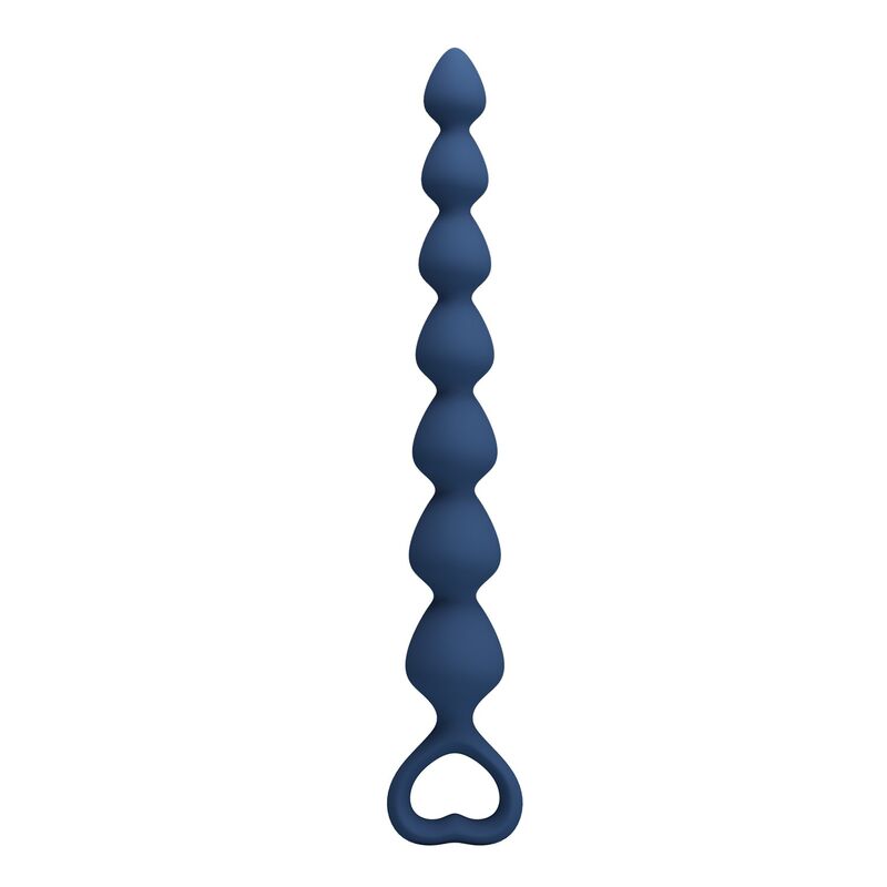 Perles anales MR Play bleues avec plug 26,7 cm