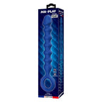Perles anales MR Play bleues avec plug 28,5 cm