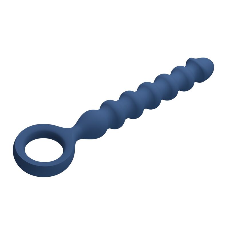 Perles anales MR Play bleues avec plug 28,5 cm