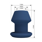 Plug anale cavo MR Play Jack blu taglia M
