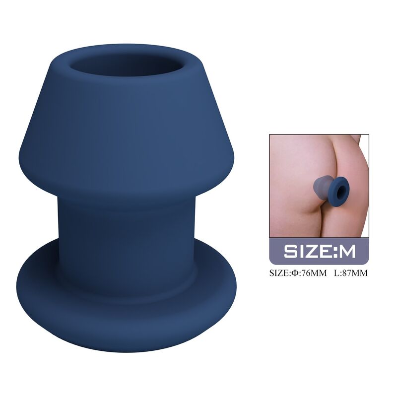 Plug anal creux MR Play Jack bleu taille M