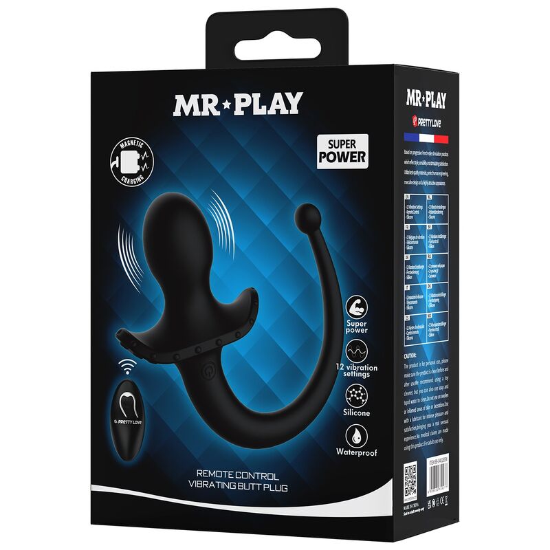 Vibrateur anal et périnéal MR Play avec télécommande