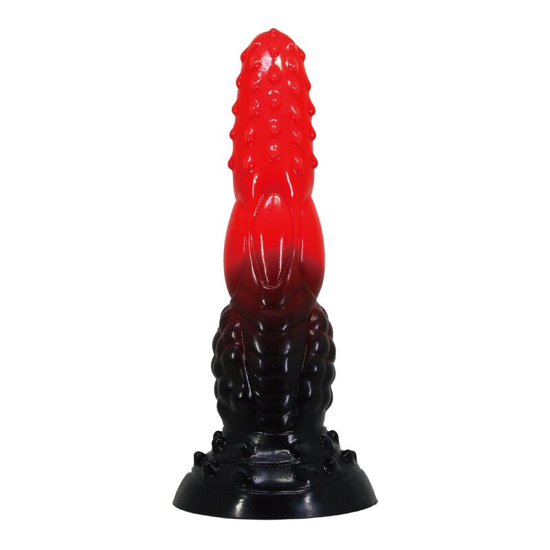 Gode fantasy Power Monsters Fire Dragon rouge noir 24,5 cm