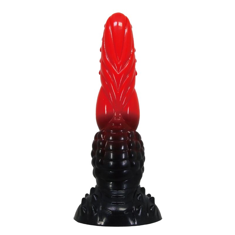 Gode fantasy Power Monsters Fire Dragon rouge noir 24,5 cm