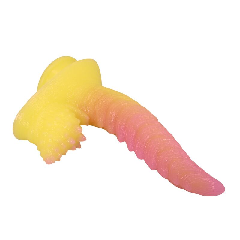 Gode fantasy Power Monsters Rippled Monster rose jaune 22,5 cm