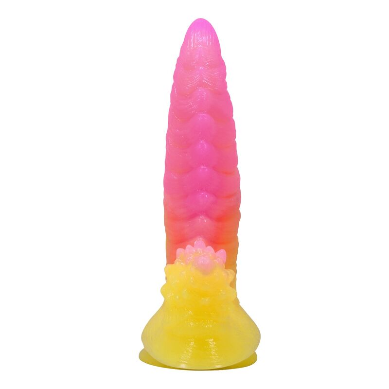 Gode fantasy Power Monsters Rippled Monster rose jaune 22,5 cm