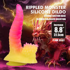 Gode fantasy Power Monsters Rippled Monster rose jaune 22,5 cm