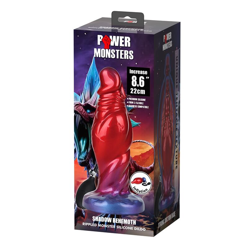 Gode gonflable Power Monsters Shadow Behemoth 22 cm