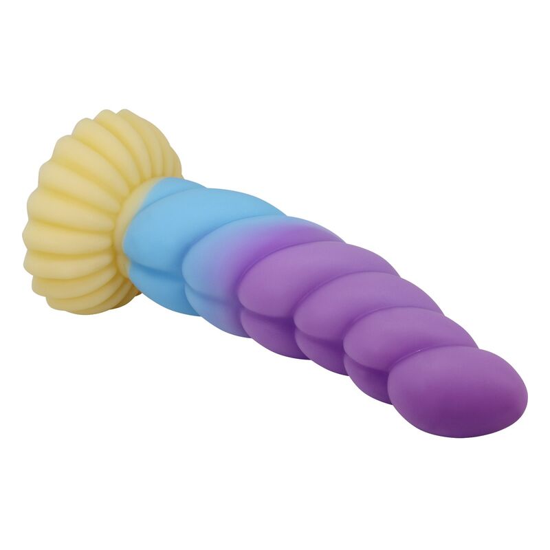 Dildo fantasy Power Monsters Unicorn tricolore 22 cm