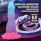 Gode fantasy Power Monsters Void Python tricolore 20,5 cm