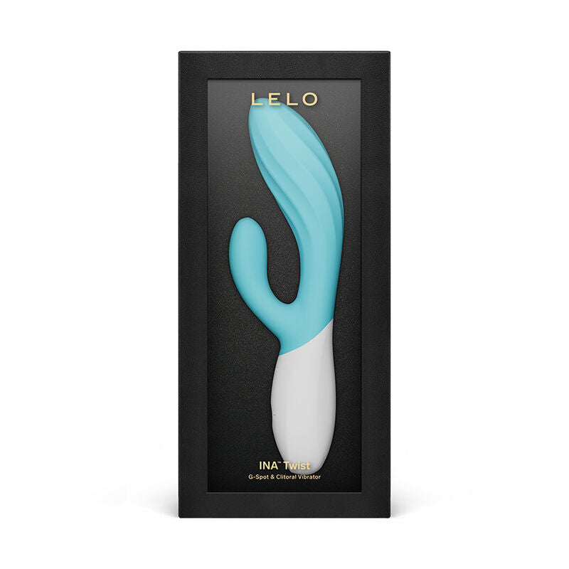 Vibromasseur Rabbit LELO Ina Twist Point G et Clitoris — vue rapprochée