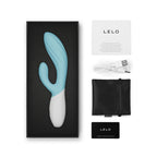 Vibromasseur Rabbit LELO Ina Twist Point G et Clitoris — détail texture surface
