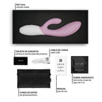 Vibromasseur Rabbit LELO Ina Twist Point G et Clitoris — finition matière