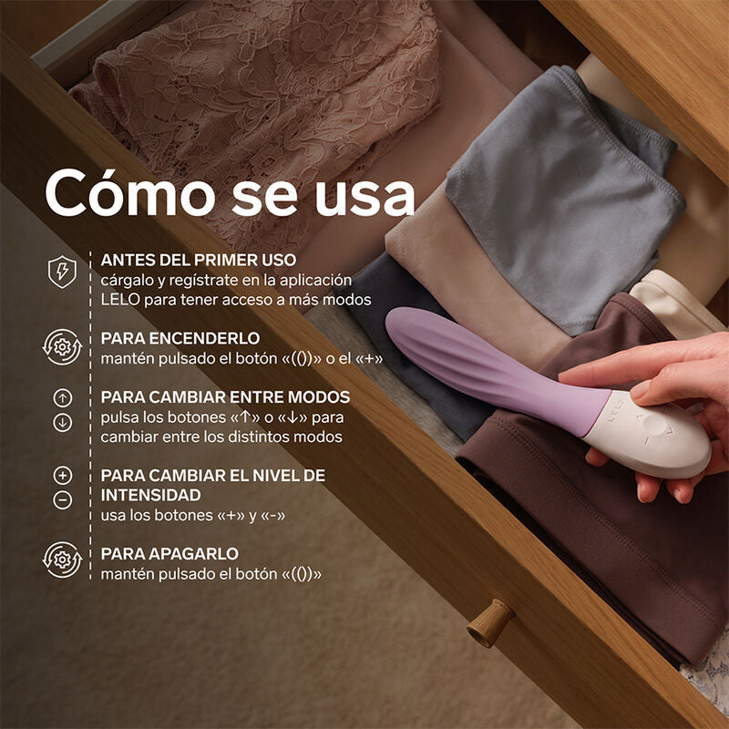 Lelo Mona Twist Vibromasseur Point G Silicone — vue de dos 2