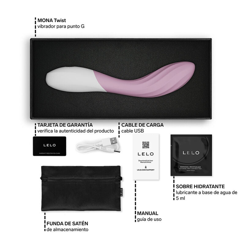 Lelo Mona Twist Vibromasseur Point G Silicone — détail base
