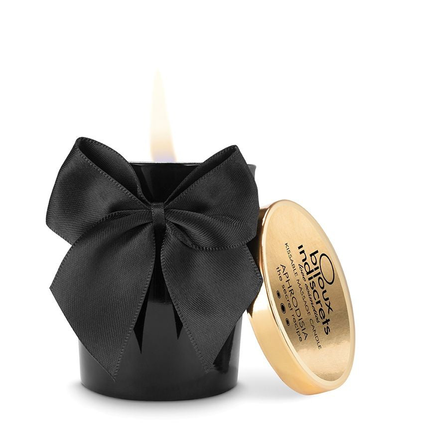 Bougie de massage parfumée Aphrodisia Bijoux Indiscrets — détail produit