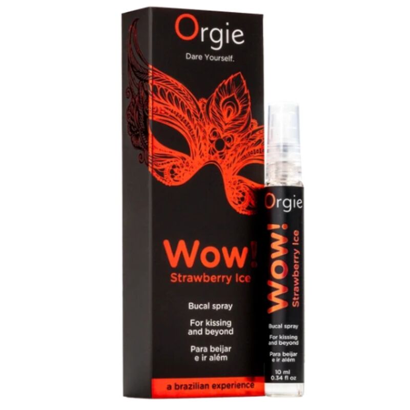 Spray bucal Orgie Wow Strawberry Ice 10 ml