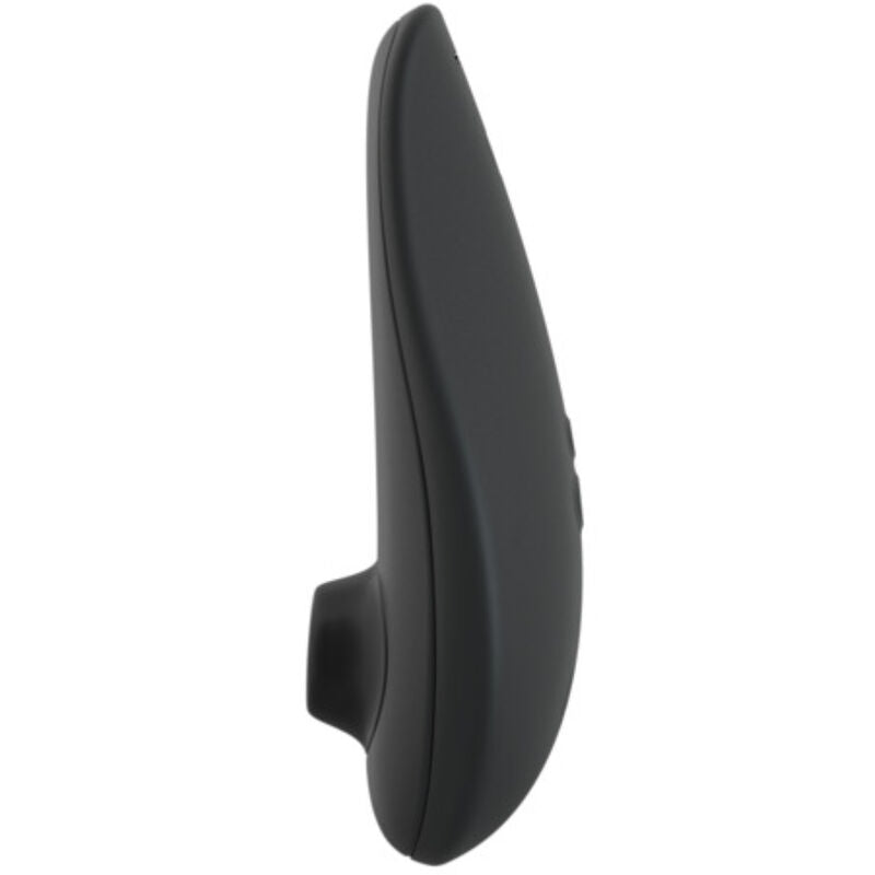 Womanizer Classic 2 Noir vu de profil, forme incurvée et embout de stimulation visibles.