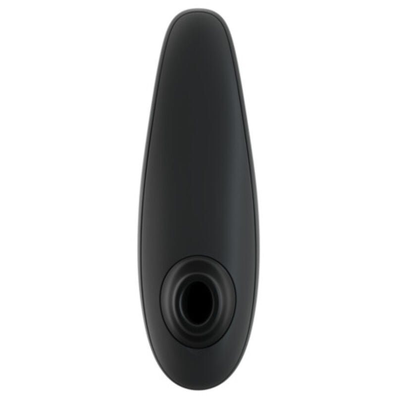 Vue de face du Womanizer Classic 2 Noir, avec l’ouverture de stimulation clitoridienne.