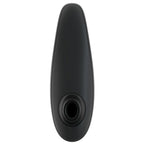 Vue de face du Womanizer Classic 2 Noir, avec l’ouverture de stimulation clitoridienne.