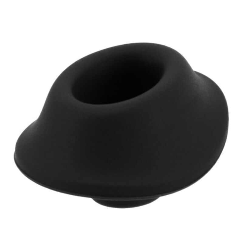 Embout en silicone noir du Womanizer Classic 2, présenté séparément du stimulateur.