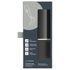 Dos de la boîte Womanizer Beauty noir et or, avec ses caractéristiques et conseils d’utilisation.