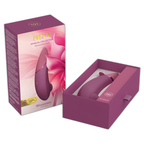 Womanizer Next Rose fondu présenté dans son coffret ouvert, avec la boîte Sensual Collection.