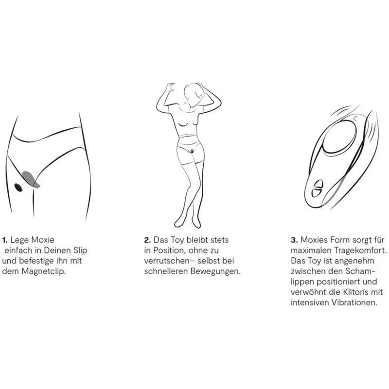 Moxie+ – Vibratore da indossare nella biancheria intima connesso – We-Vibe