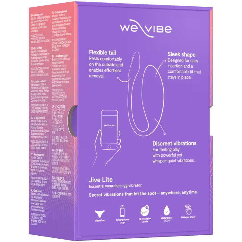 Jive Lite – Œuf vibrant connecté violet – We-Vibe