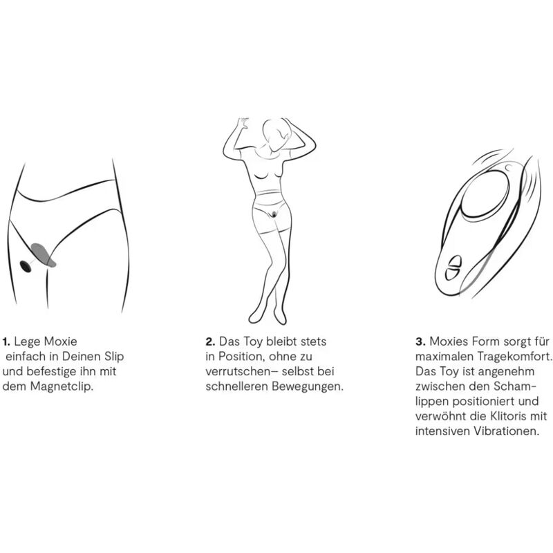 Moxie+ – Vibratore da indossare nella biancheria intima connesso – We-Vibe