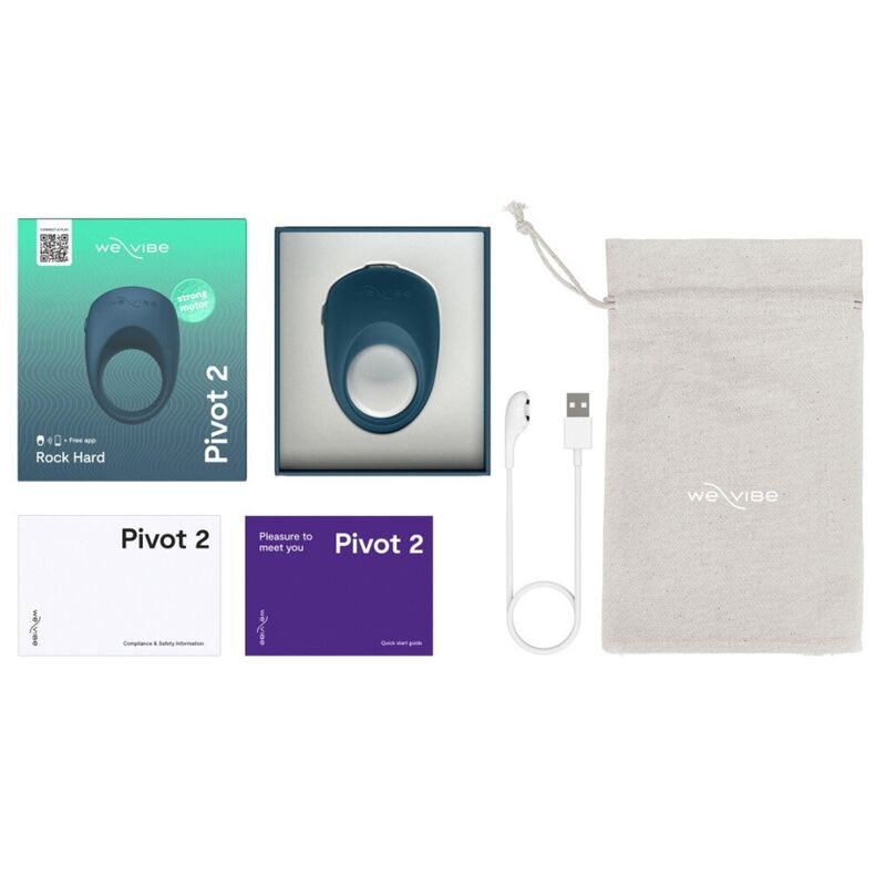 Pivot 2 - Anello vibrante connesso blu notte - We-Vibe