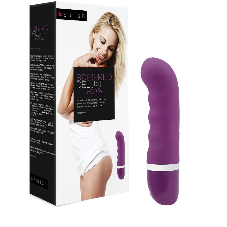Stimulateur point G courbe étanche Bdesired Deluxe — emballage produit