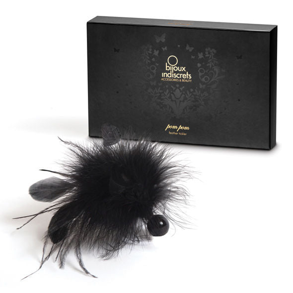 bijoux plume pom pom
